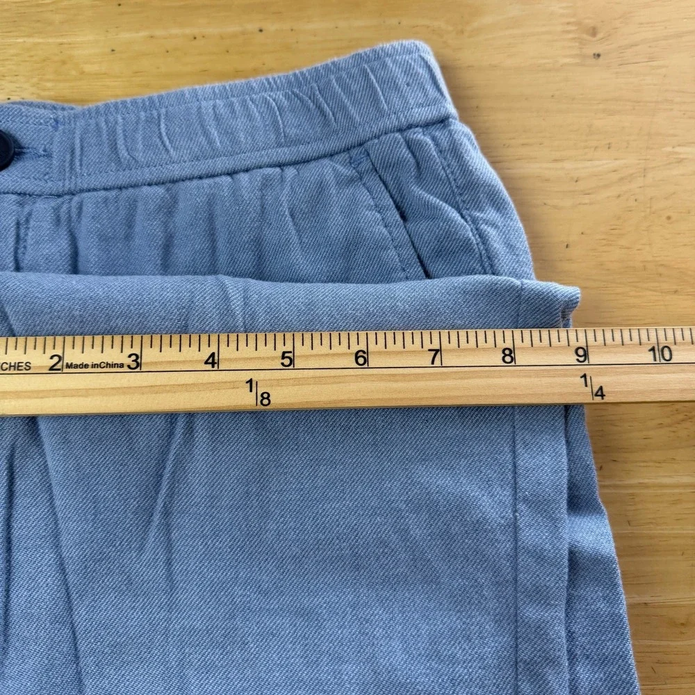 Tommy Bahama Boracay LINEN Blend Pants Mens M x 32 Relaxed Drawstring Blue